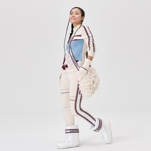 手工哈尼绣羊绒手套  SJF97P619N 商品图8