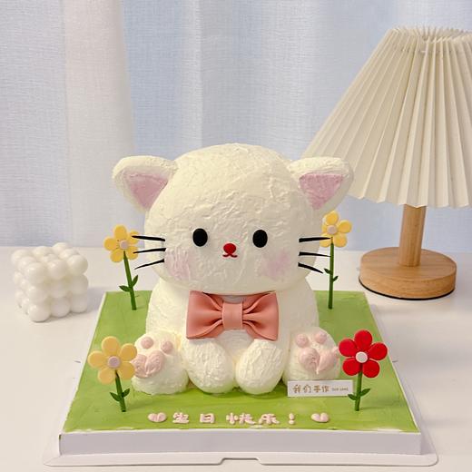 加高hellokitty猫喵星人卡通蛋糕-低糖处理无添加 商品图1
