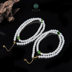 Ds925和田玉项链-和田玉白玉项链