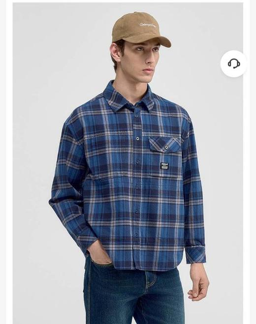 【云粉节】【95折】6楼卡特CAT秋款长袖衬衣深蓝色CO3SHW31121C78，吊牌价698，现价663 商品图1