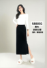 588802 丝绒盘扣半裙 商品缩略图0