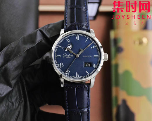 V9格拉苏蒂月相 原创议员月相款 参议员大日历 男士腕表 原装开模 商品图0