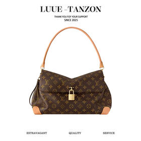 驴家HIDE AWAY 中号手袋金属挂锁装饰 涂层帆布 单肩斜挎手提包  (JPH)