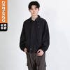 DRONKOO 2025 翻领左金属标口袋弹力绳下摆橡筋微阔中厚夹克 商品缩略图3