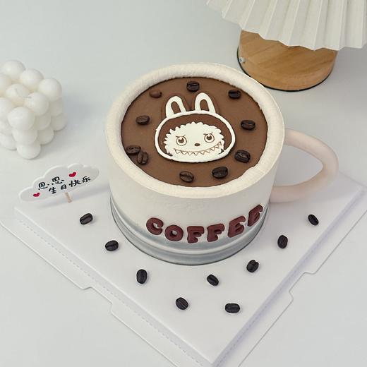 labubu咖啡卡通蛋糕-低糖处理无添加 商品图0