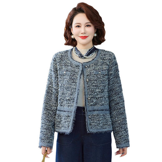 FW 8525小香风短外套时尚呢上衣 商品图4
