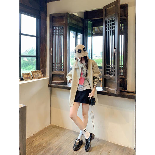 <曾小咸推荐>现货秒杀！微信超特价！休闲简约百搭风衣外套 日常279.99 立减110 秒杀169.99！ 商品图3