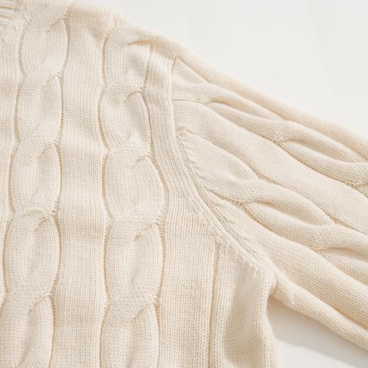 男款羊绒麻花针织毛衣015 商品图2