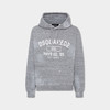 DSQUARED2 男士字母徽标印花棉质连帽卫衣 深灰色 S74GU0894 S25477 860M 商品缩略图0