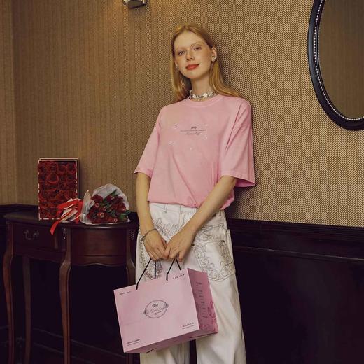 【青春为名 】2025陈立农全球巡回演唱会应援桃浦粉法纯棉情侣t恤803 商品图3