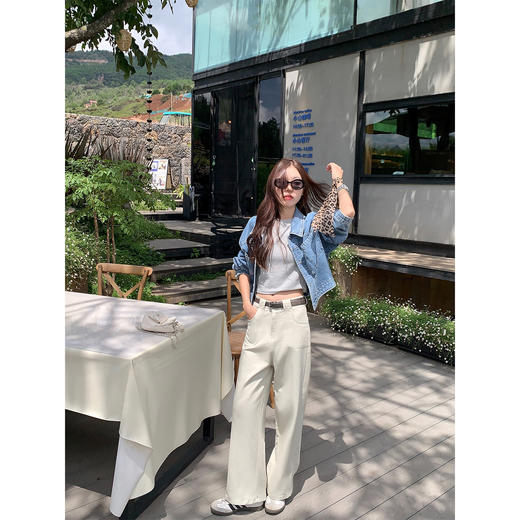 <曾小咸推荐>3.21现货秒杀 ！微信超特价！韩系2色阔腿休闲裤 日常189.99 立减100 秒杀89.99！！ 商品图2