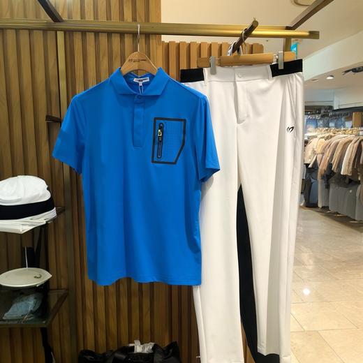 免耳朵男士短袖 垂感/沁凉感强 柔软舒爽 压胶打孔 修身 M224024 商品图2