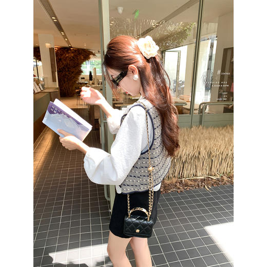 【129元任选2件】最后一波现货！色织小香马甲百搭背心外套 商品图3