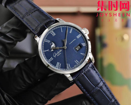 V9格拉苏蒂月相 原创议员月相款 参议员大日历 男士腕表 原装开模 商品图1