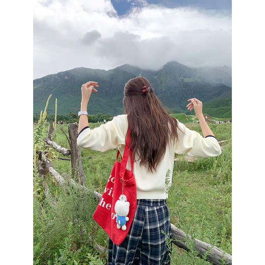 <曾小咸推荐> 2.18 现货秒杀 ！微信超特价！韩系撞色针织衫 日常179.99 立减90 秒杀89.99！！ 商品图4