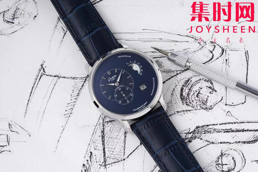 AI格拉苏蒂 原创偏心系列 有“德味儿”的腕表 原创90偏心大日历月相 男士腕表 商品图1