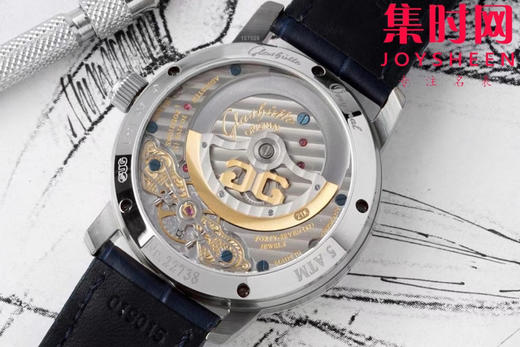 AI格拉苏蒂 原创偏心系列 有“德味儿”的腕表 原创90偏心大日历月相 男士腕表 商品图8