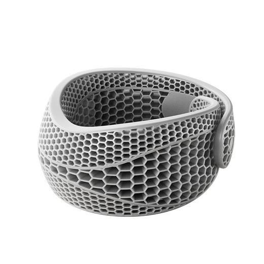 【告别低头 人体工学 弹性支撑】浅幼 透气护颈蜂窝颈托 商品图5