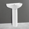 帝王洁具陶瓷一体立柱盆落地连体立柱盆家用酒店民宿卫生间阳台艺术洗手盆 CB33069立柱盆 商品缩略图0