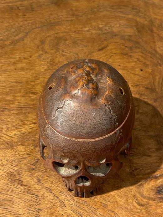 竹雕骷髅形盖盒，顺丰包邮 商品图11