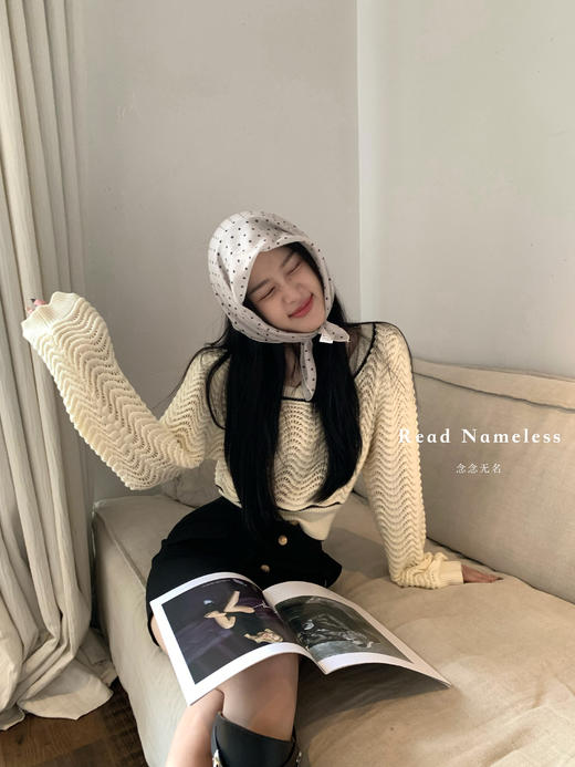 Read Nameless/羊毛混纺小香针织上衣 2025/8/25 商品图8