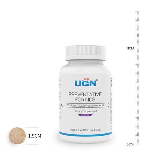 UGN儿童复合营养咀嚼片/天然樱桃味（60片/瓶） 商品图4