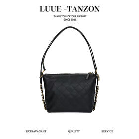 香奈儿 25/ss 秀场双肩包 黑金小号（LZ）