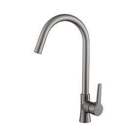 SQ：6056比尔全铜菜盆龙头-枪灰