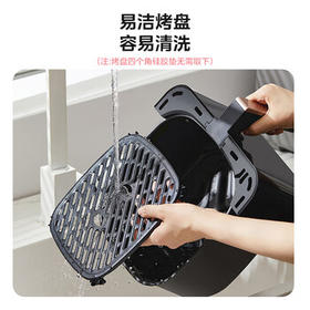 美的（Midea）家用空气炸锅免翻面微波炉烤箱蒸烤一体多功能大容量5.3L智能触控金属内腔蒸汽嫩炸KZC539J5 /家用电器 /厨房小电 /空气炸锅