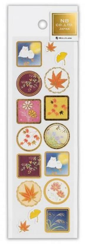 日本NB社 - 窄款和纸贴纸 约165mmx50mm 商品图3