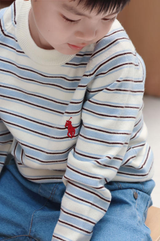 拉夫小马条纹套头针织衫(90-130) 商品图6