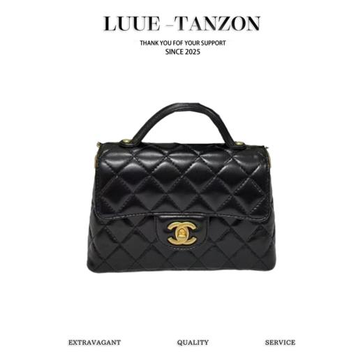 香奈儿 25p春夏 羊皮竖款小号黑色（LZ） 商品图0