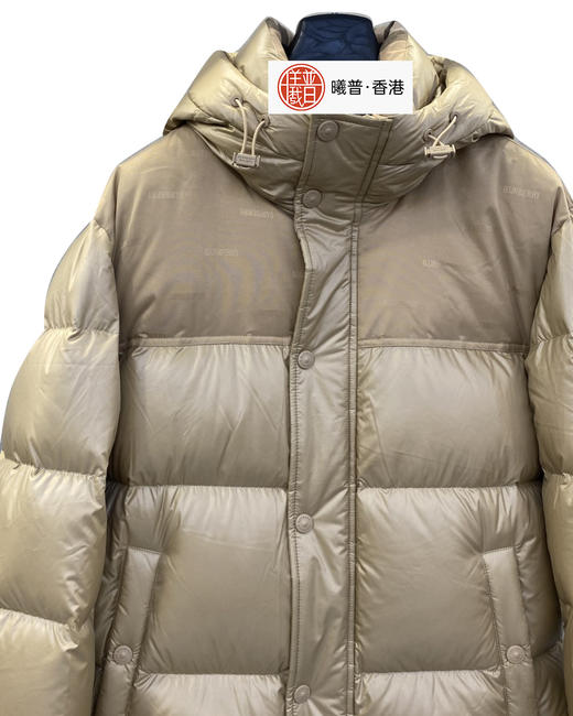 男款logo提花连帽羽绒服B03 商品图2