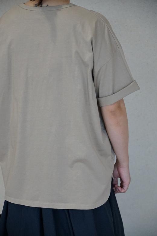 Maison de soil 3色可选圆领短袖T恤 商品图5