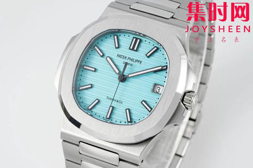 百达翡丽DDF鹦鹉螺5711系列 男士腕表 蒂芙尼蓝 330机 一眼难忘原版神韵难以辨别传世之作 丹东厂定制红宝石中轴一体机 商品图2