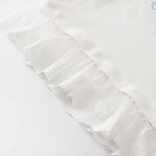 迪士尼春秋新款女童舒适耐磨卫衣卫裤T恤运动休闲三件套ZD3ET024 商品图8