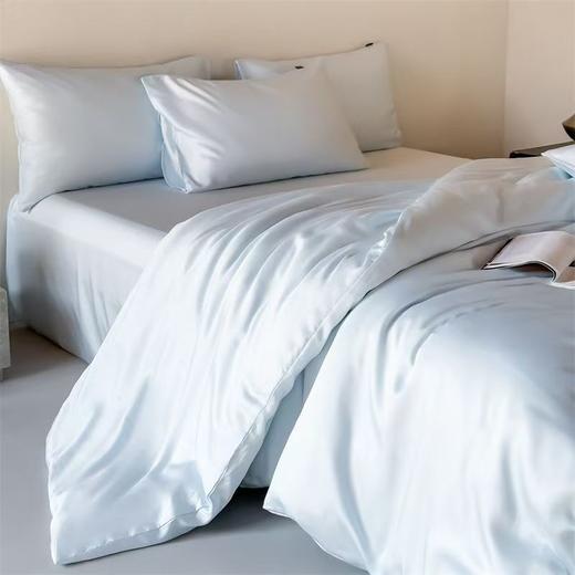 【兰精天丝莱赛尔四件套】柔光丝滑冰丝夏季温润四件套床单枕套被罩 商品图9