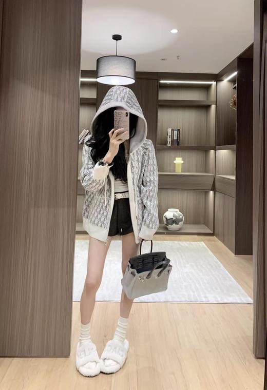DIOR迪奥 ESSENTIAL Oblique 印花双面穿连帽拉链卫衣（MG*MM） 商品图5