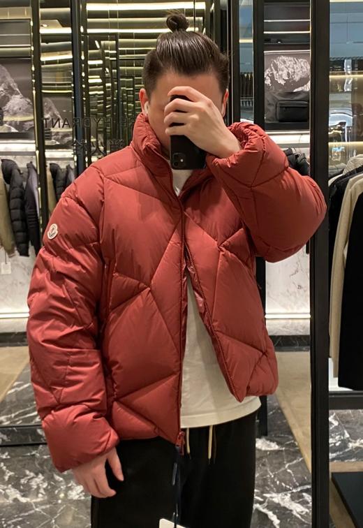 中性款不规则菱格立领羽绒服018 商品图3