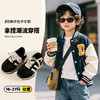 贝贝怡宝宝软底轻便学步鞋2025秋季男童包头鞋中小童复古运动休闲鞋ZB4EX005 商品缩略图1