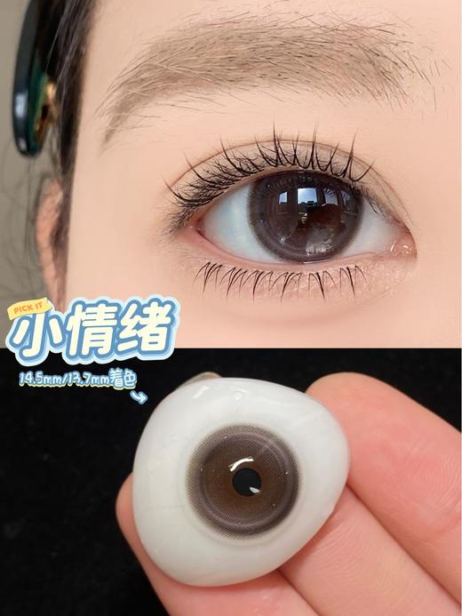 Bollycon日抛 小情绪 粉/碎碎念 棕14.5mm 一盒十片装 日抛无售后！！ 商品图3