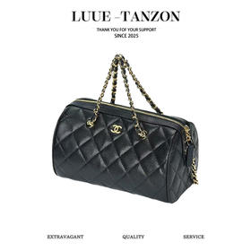 香奈儿 25P 保龄球包 黑金 荔枝牛（LZ）