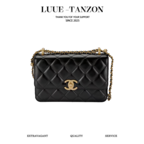 香奈儿 25S原厂小牛皮 双金球 黑色 （LZ）