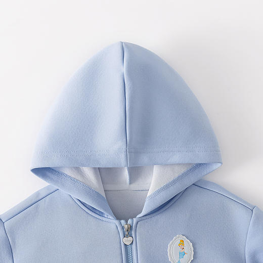 迪士尼春秋新款女童舒适耐磨卫衣卫裤T恤运动休闲三件套ZD3ET024 商品图4