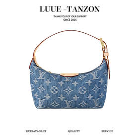 驴家 Hill  Pochette  时尚潮流*印花   丹宁牛仔布  饭盒包手提单肩包  常规  女款 蓝色(JPH)