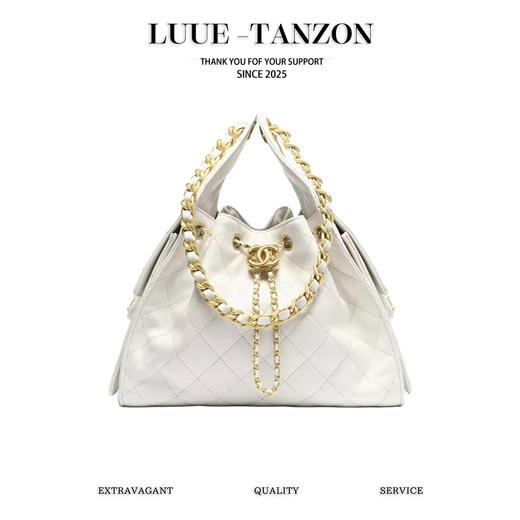 香奈儿 25Bag 嬉皮hobo小号白色（LZ） 商品图0