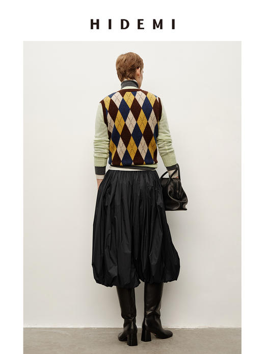 HIDEMI 超轻盈“灯笼裤”系列摩登松紧带褶皱感宽松长裤神裤 商品图7