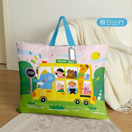 【萌趣收纳🦄幼儿园神器】可爱卡通幼儿园被子收纳袋 手提袋 儿童被子收纳防水牛津棉被袋  防水防尘超能装 卡通手提袋 孩子的贴心小帮手 商品图13