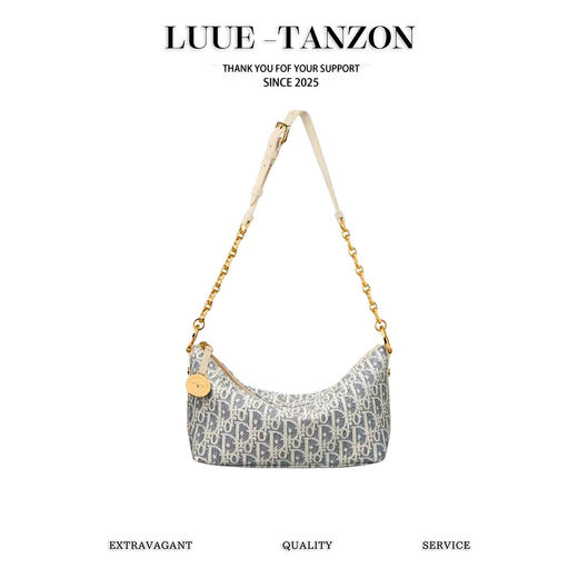 迪奥 STAR HOBO 链条手袋 丹宁新款饭盒包（LZ） 商品图0