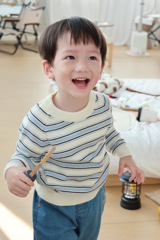 拉夫小马条纹套头针织衫(90-130) 商品图4